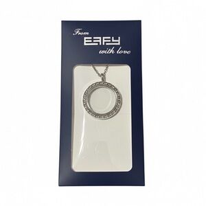 Effy Locket Necklace Silvertone